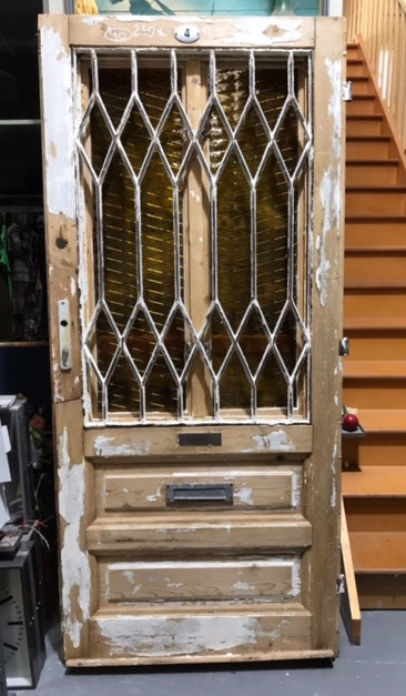 Vintage European Wooden  Door  #3628 Byron