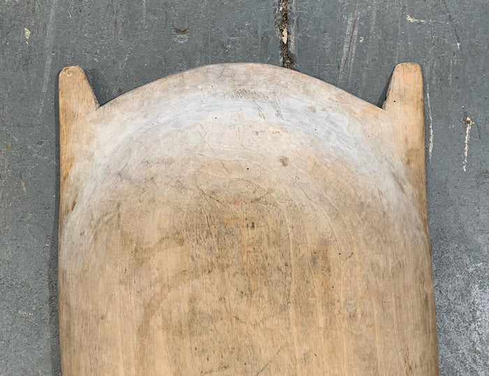 Rustic  Wooden Dough Bowl #4391