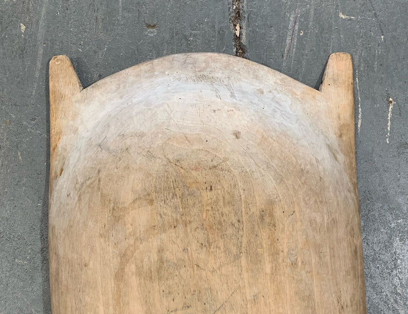 Rustic  Wooden Dough Bowl #4391