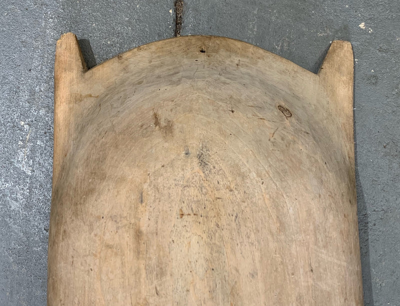 Rustic  Wooden Dough Bowl #4391