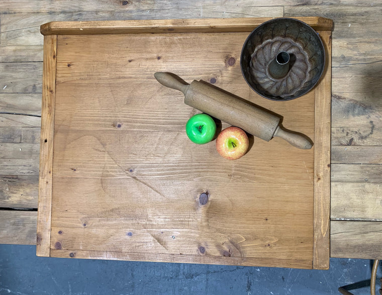 Vintage  European Double Sided  Pasta / Baking  Board  #4394