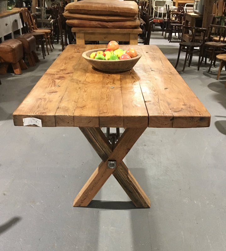 Vintage Baltic Pine Table  #3114