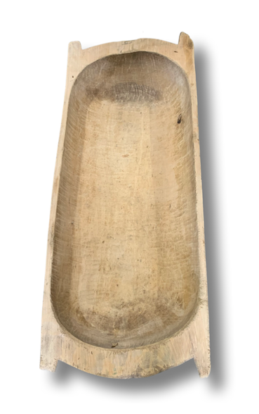 Rustic  Wooden Dough Bowl #4386 Byron