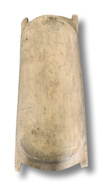 Rustic  Wooden Dough Bowl #4386 Byron