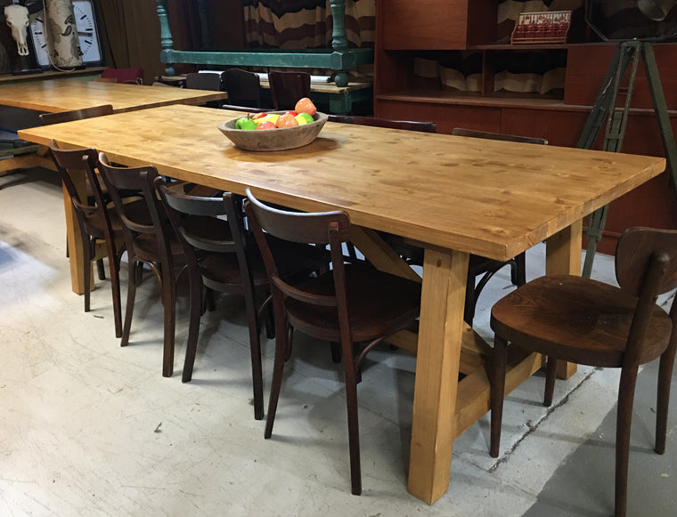 Vintage European Wooden Table #3120 (1)