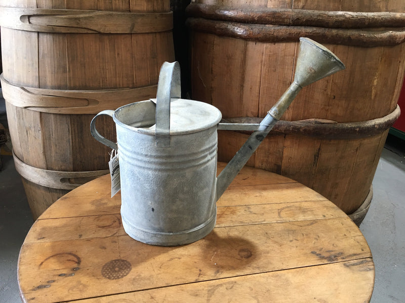 Vintage European  Galvanized Watering Can  #3121 (2)