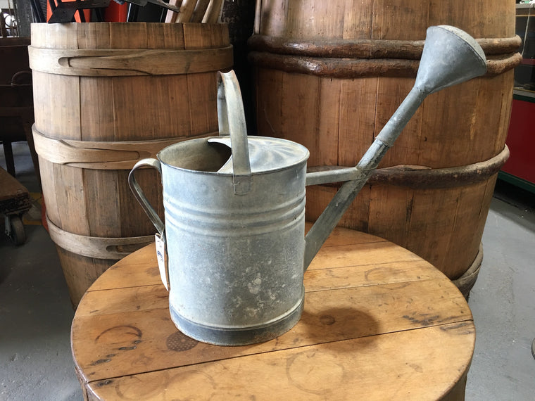 Vintage European  Galvanized Watering Can  #3121 (3)