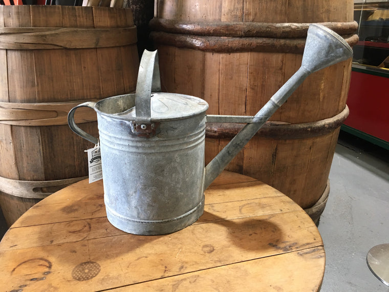 Vintage European  Galvanized Watering Can  #3121 (4)