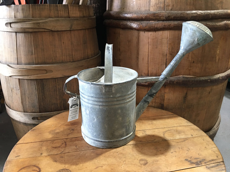 Vintage European  Galvanized Watering Can  #3121 (5)