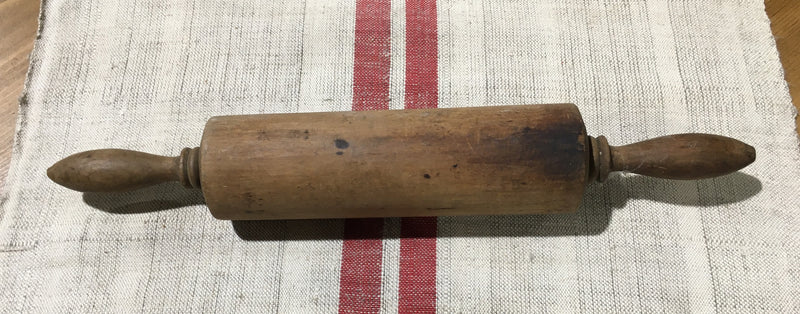 Vintage French wooden rolling pin #3158 (4)