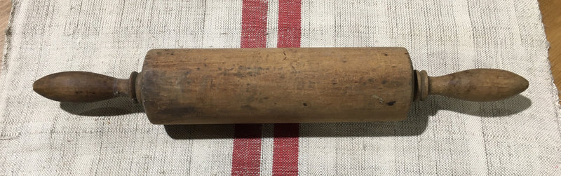 Vintage French wooden rolling pin #3158 (4)