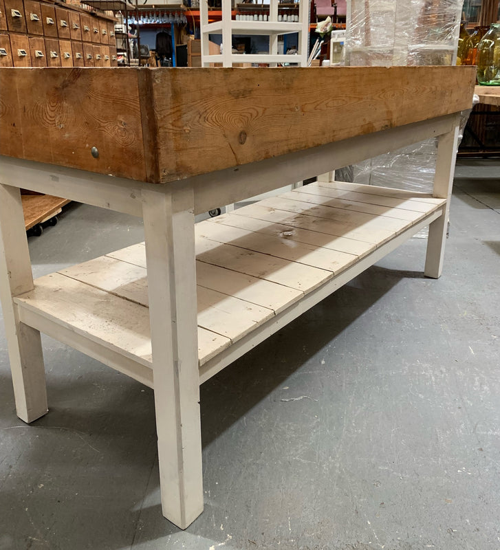 Vintage European Farmhouse  Bakers Table  #4409