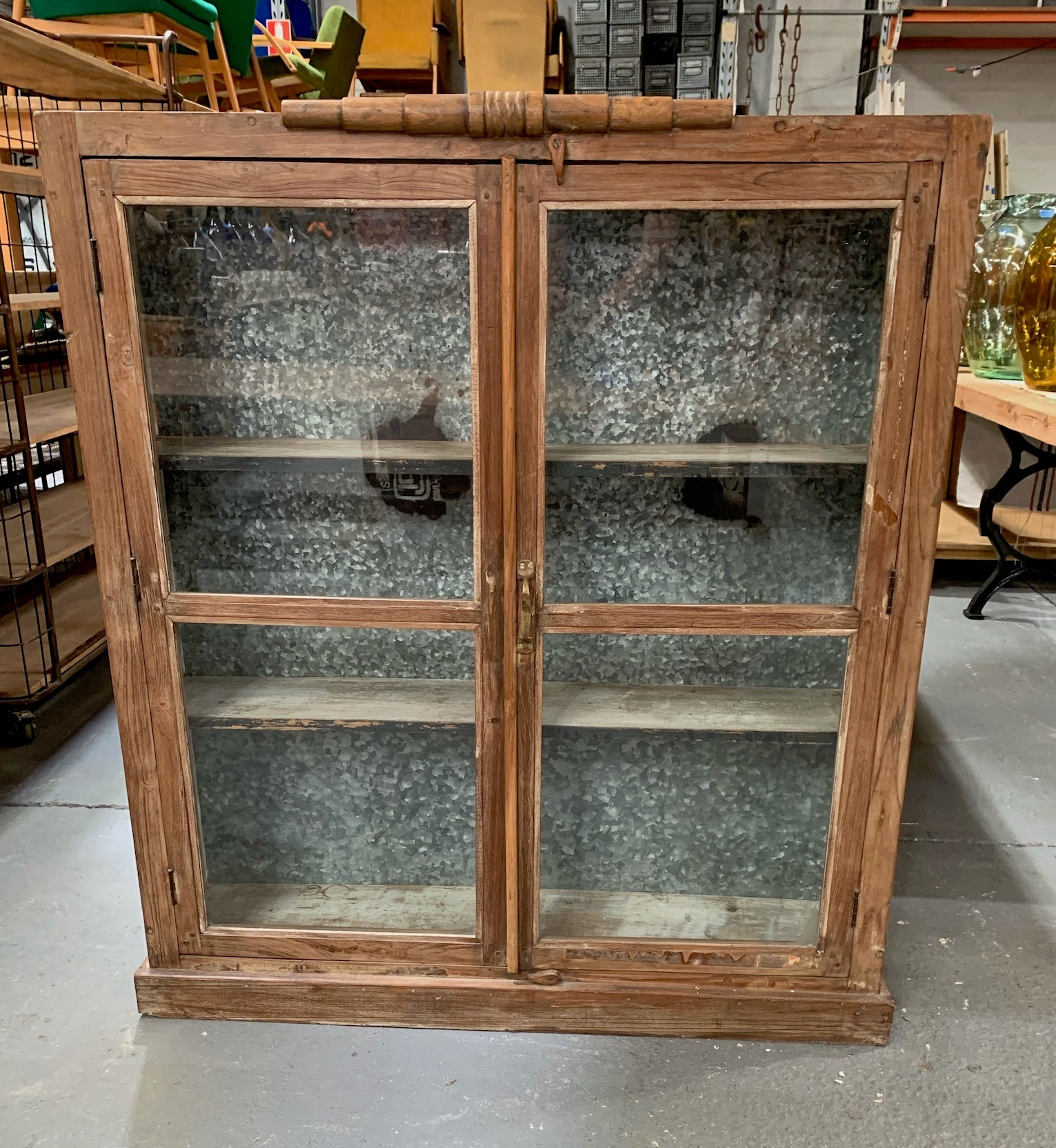 Display discount wood cabinet