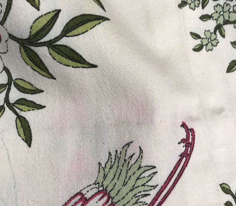 Vintage  Curtain/Fabric  #F388  FREE AUS POSTAGE