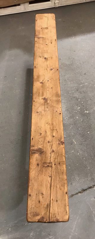 Vintage Wooden  Bench Seat #3651B