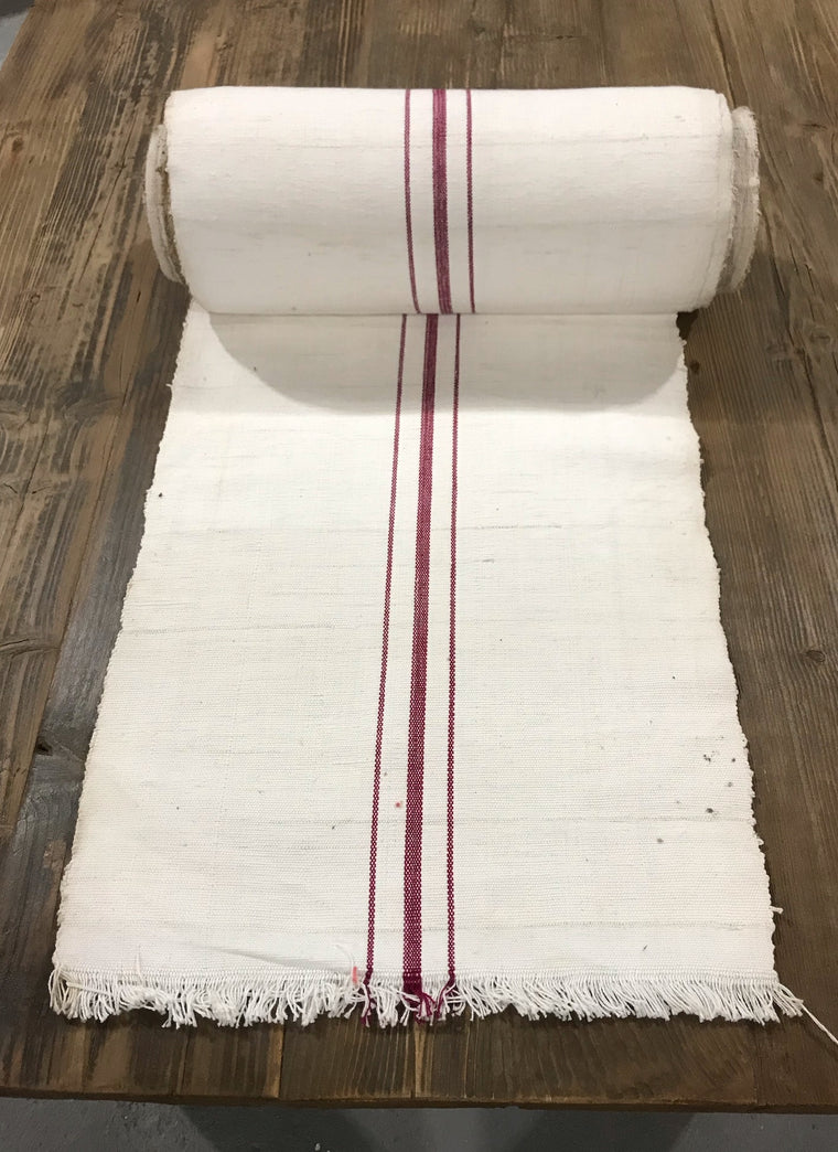 Vintage  Linen/Hemp Grain Sack Material  1940s  #3652C  (Read Information About This Item)