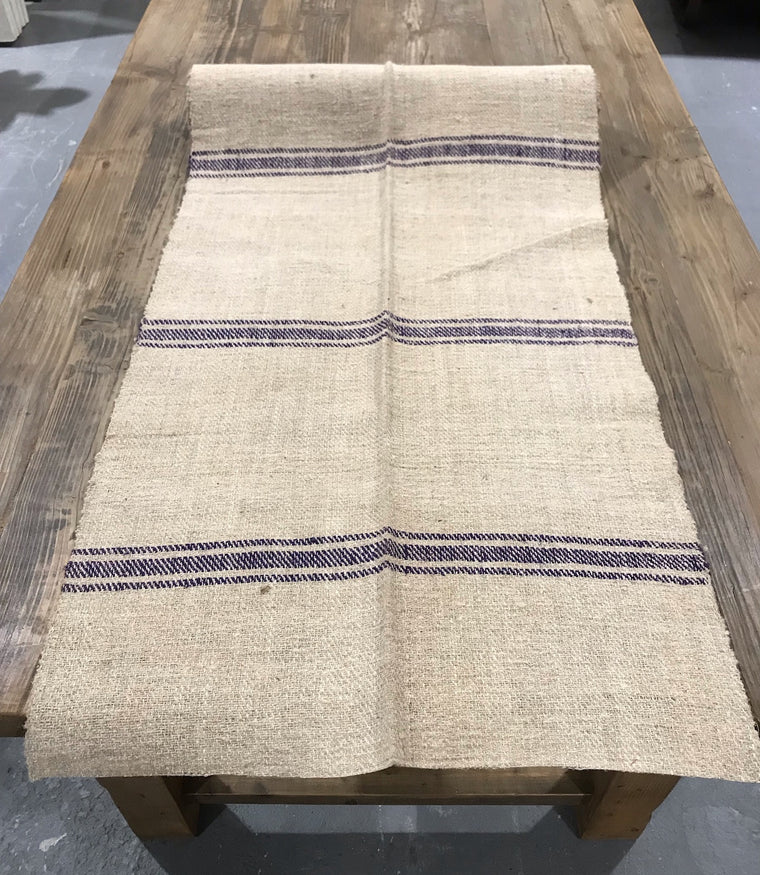 Vintage  Linen/Hemp Grain Sack Material  1940s  #3652F  (Read Information About This Item)