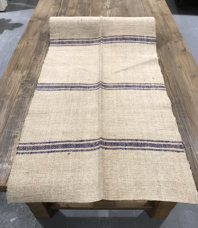 Vintage  Linen/Hemp Grain Sack Material  1940s  #3652F  (Read Information About This Item)