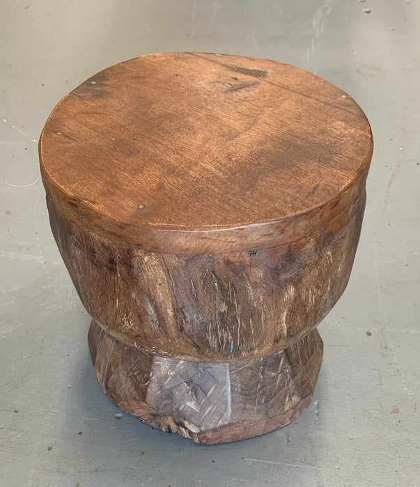 Vintage Wooden Side Table / Stool  #4427 Byron