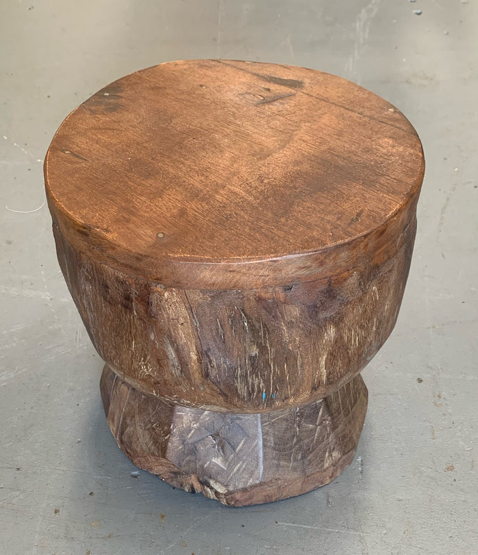 Vintage Wooden Side Table / Stool  #4427 Byron