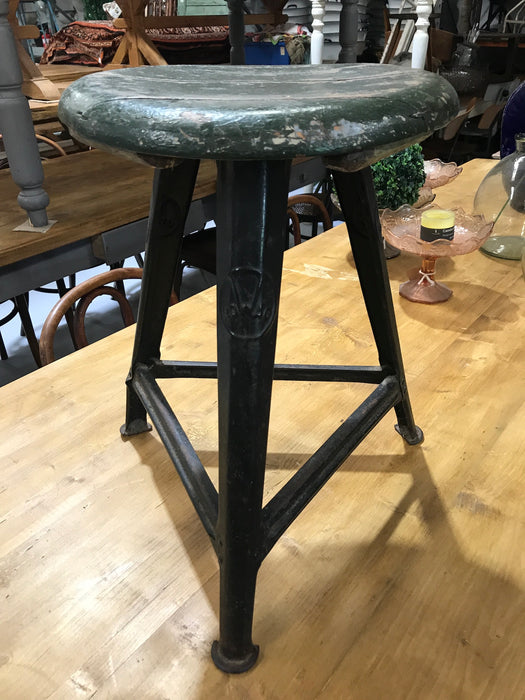 Vintage industrial Dutch ROWAC STOOL chair  #2381