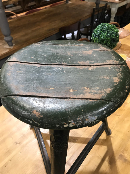 Vintage industrial Dutch ROWAC STOOL chair  #2381