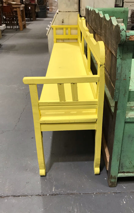 Vintage  Hungarian Box Bench Seat  #3655D   BYRON