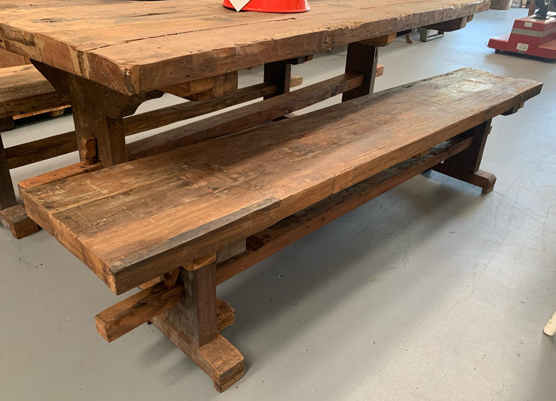 Vintage Wooden  Bench Seat #4432  BYRON