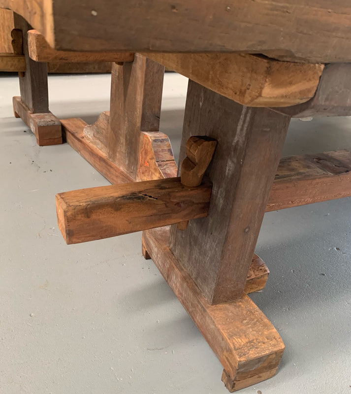 Vintage Wooden  Bench Seat #4432  BYRON