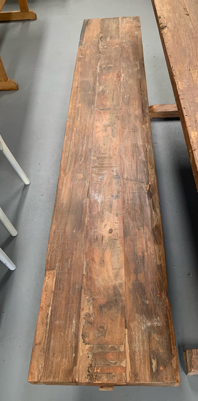 Vintage Wooden  Bench Seat #4432  BYRON