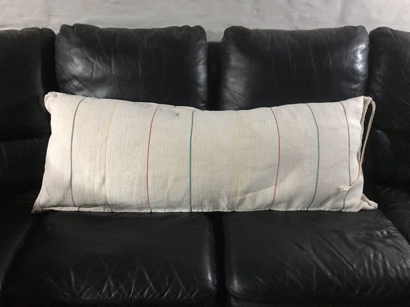 Vintage  Linen "Grainsack" Body Pillow #3657D