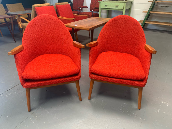 Mid Century Arm Chairs #4442  Byron