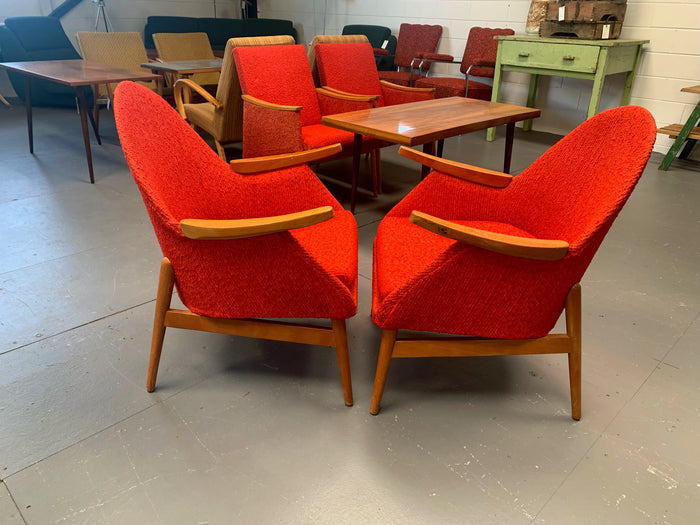 Mid Century Arm Chairs #4442  Byron