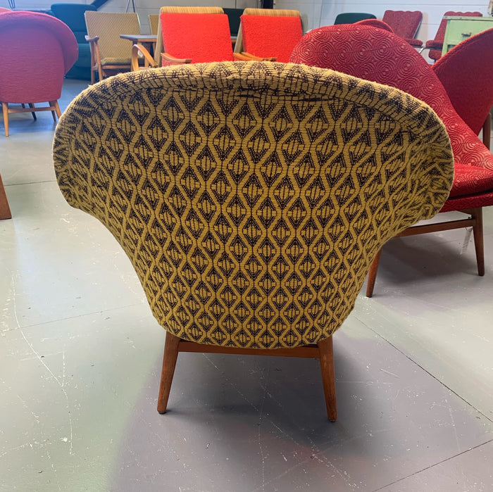 Mid Century Bucket  Chair #4446  Byron