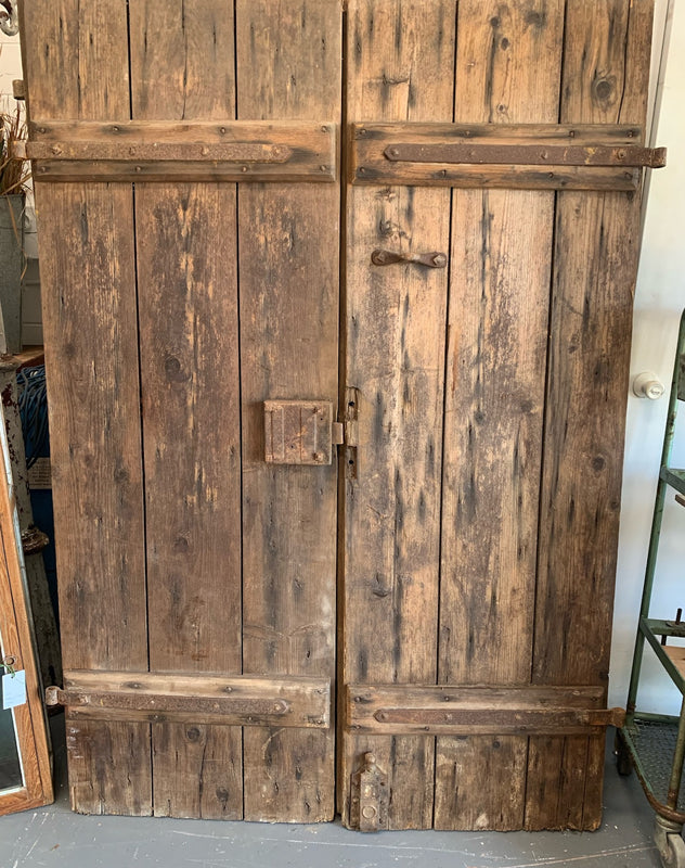 Vintage European Wooden Double  Doors  #4451  Byron