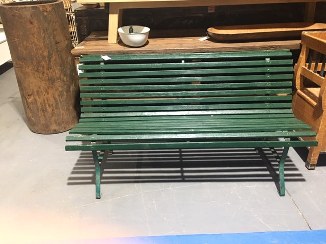 Vintage European Garden Bench Seat #3217