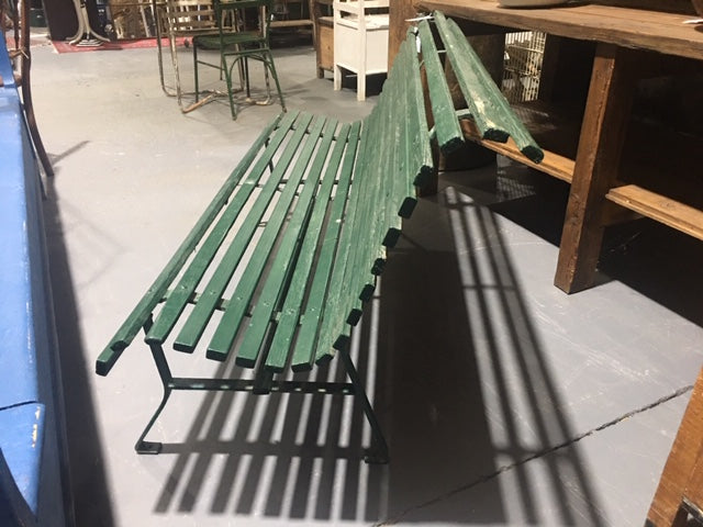 Vintage European Garden Bench Seat #3217