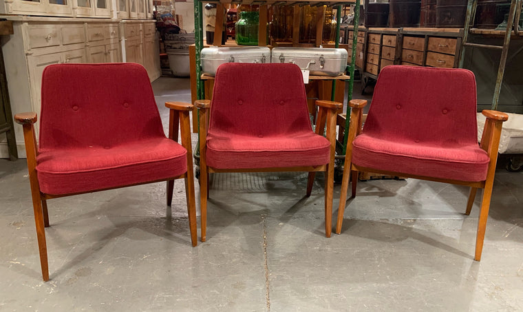 Mid Century Arm Chairs #4457