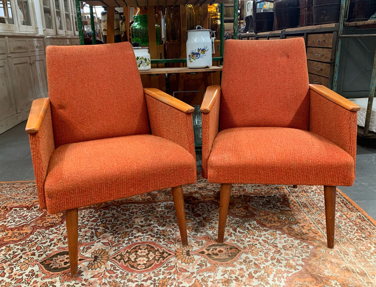 Mid Century Arm Chairs #4458