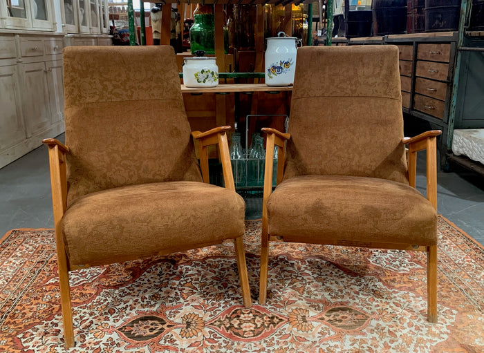 Mid Century Arm Chairs #4459