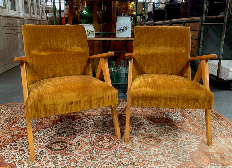 Mid Century Arm Chairs #4463
