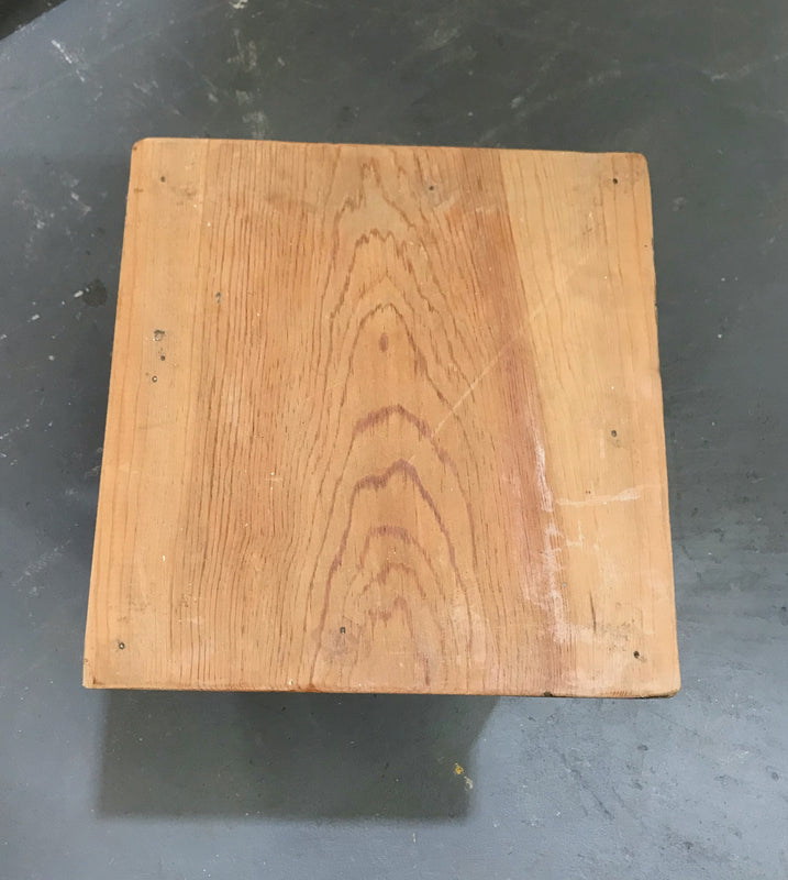 Vintage  European  Wooden Stool  #3660A