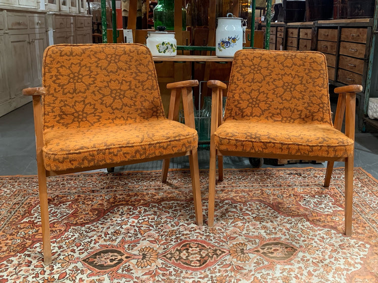 Mid Century Arm Chairs #4464