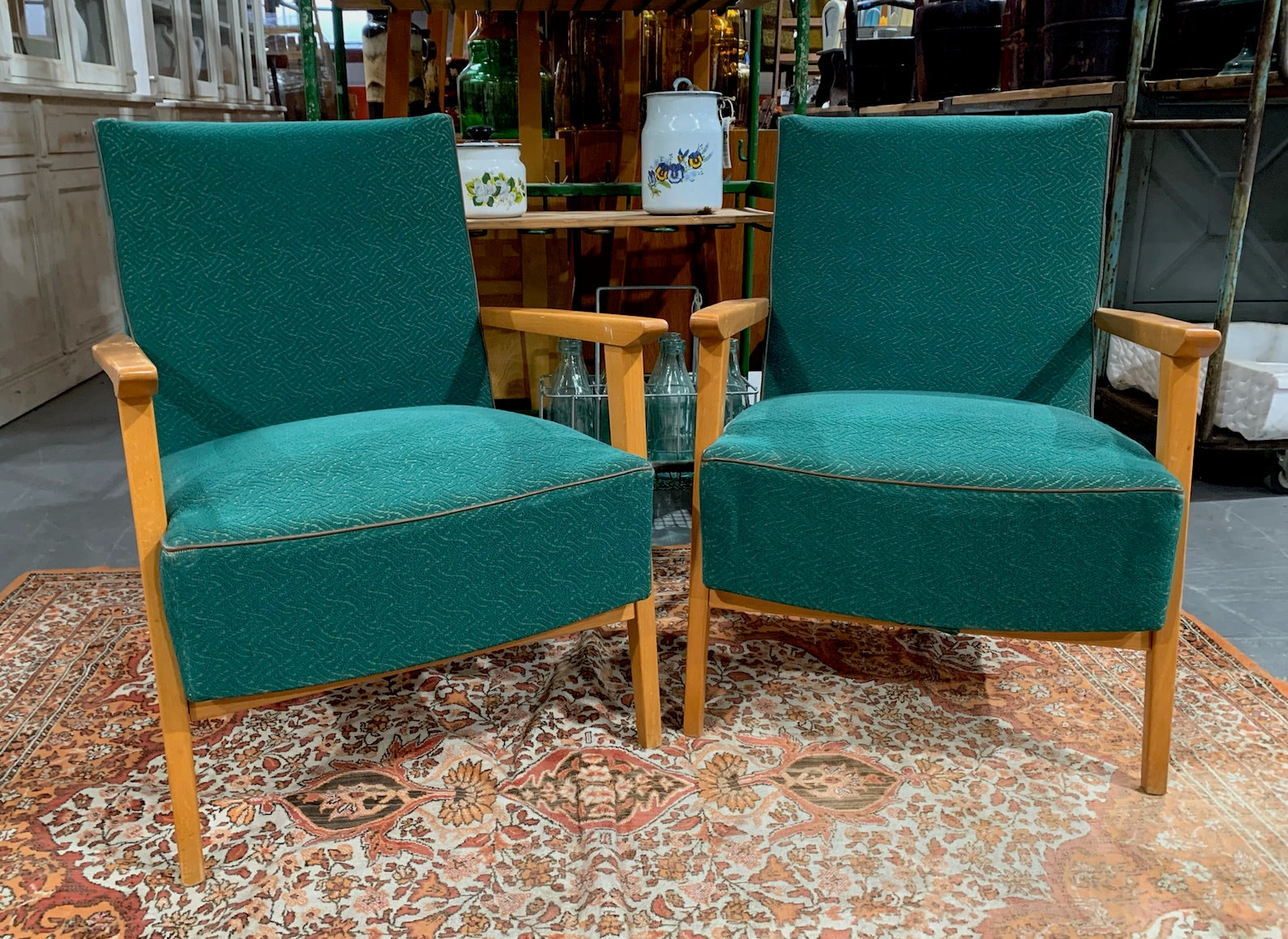 Mid Century Arm Chairs #4465