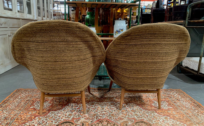 Mid Century Bucket  Chairs #4466