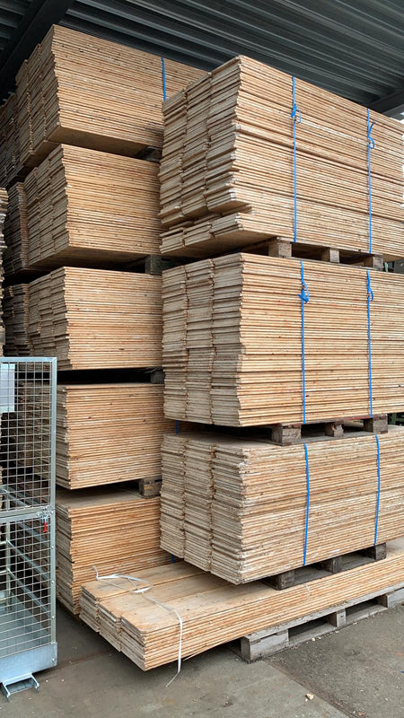 Belgian 1960s wooden cheese planks 3.3 mt long #3192