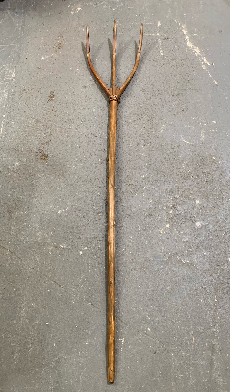 Vintage  European Wooden Hay Fork #4469