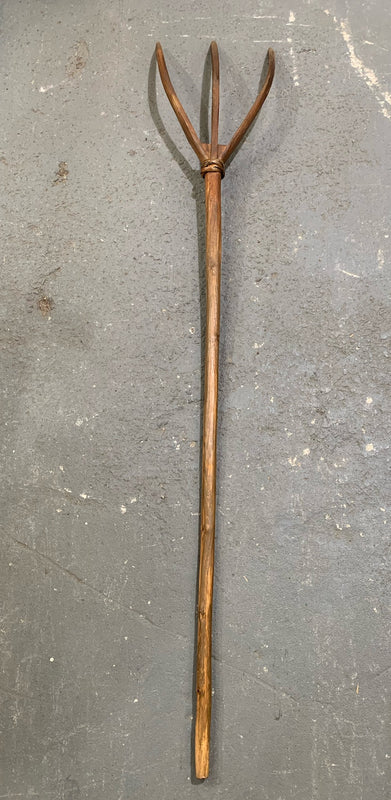 Vintage  European Wooden Hay Fork #4469