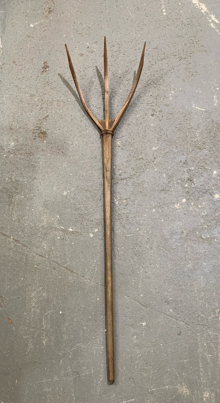 Vintage  European Wooden Hay Fork #4470