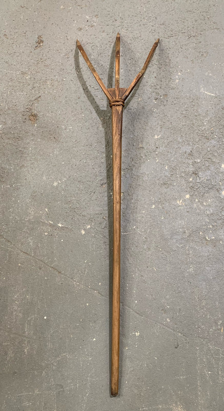 Vintage  European Wooden Hay Fork #4470